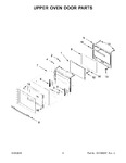 Diagram for 04 - Upper Oven Door Parts
