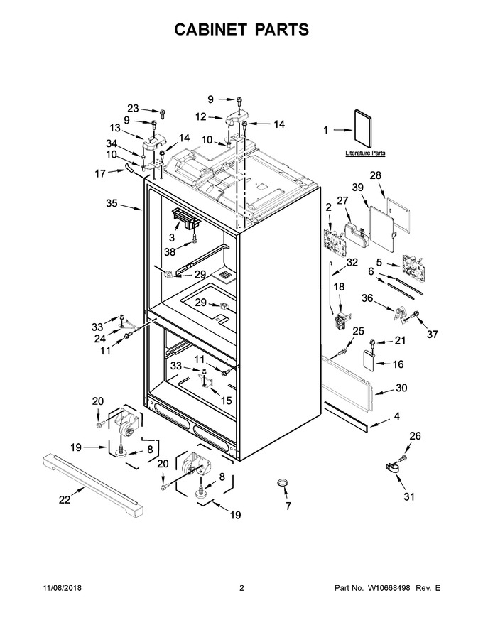 Diagram for MFX2876DRH00