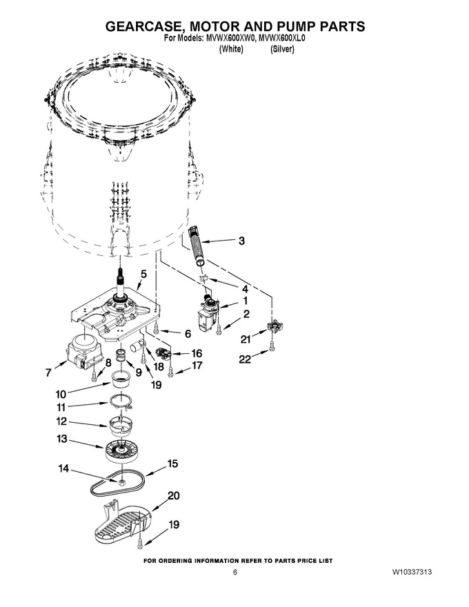 Diagram for MVWX600XL0