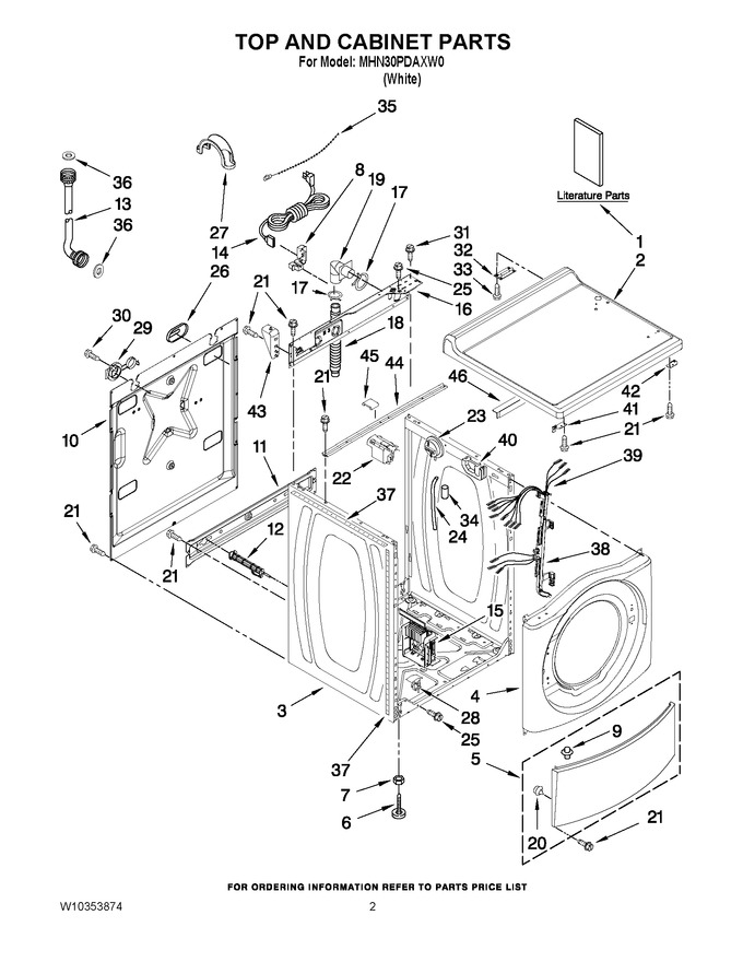 Diagram for MHN30PDAXW0