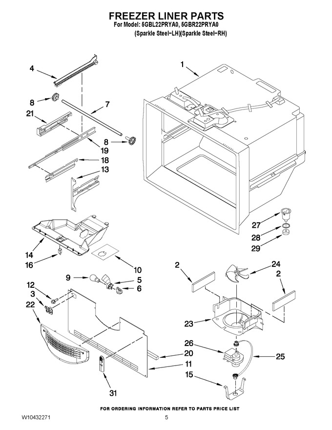 Diagram for 5GBL22PRYA0