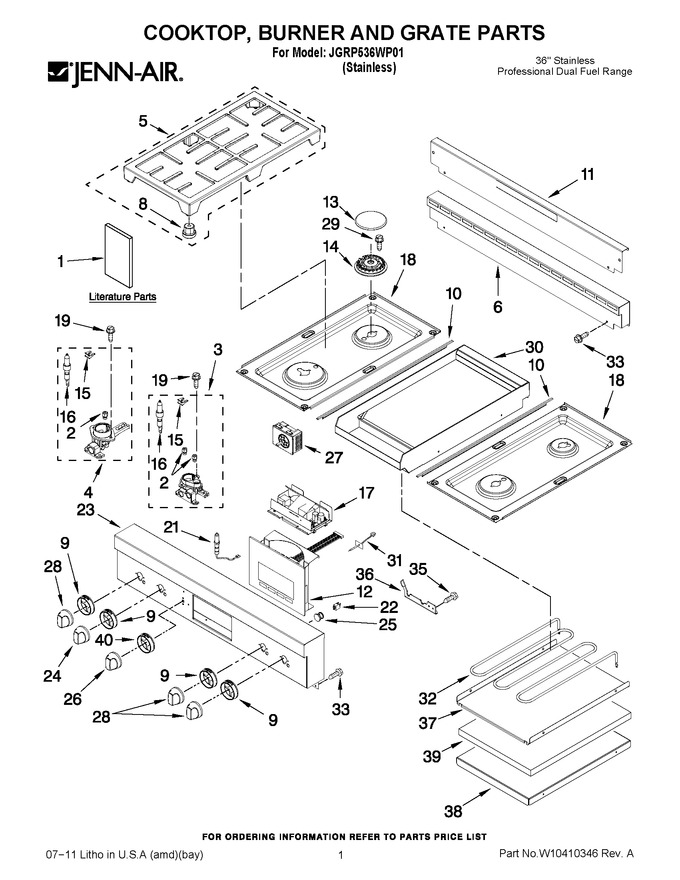 Diagram for JGRP536WP01