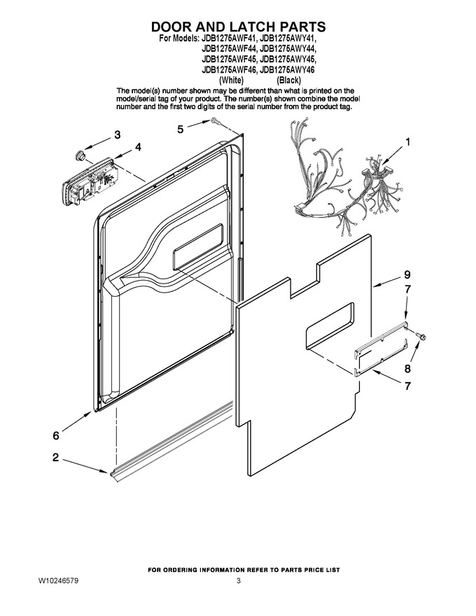 Diagram for JDB1275AWY46