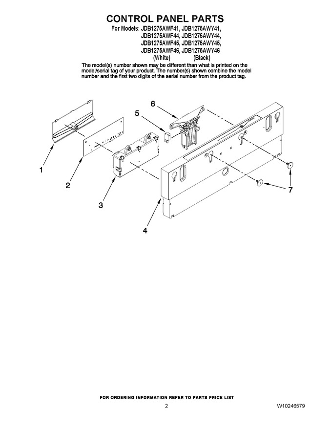 Diagram for JDB1275AWF46