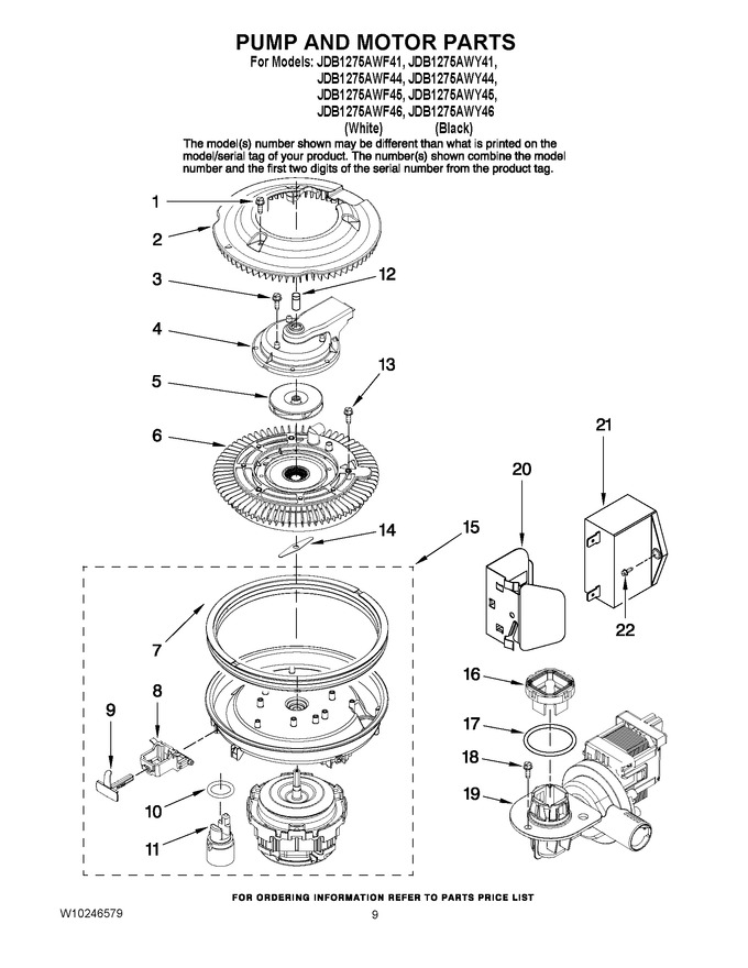 Diagram for JDB1275AWF44
