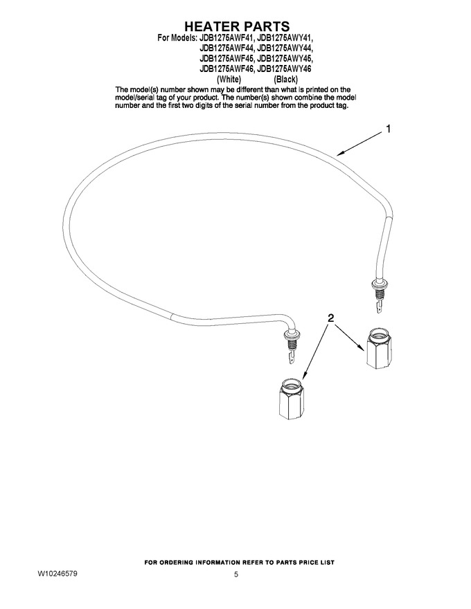 Diagram for JDB1275AWF46