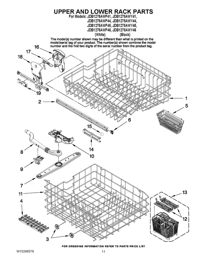 Diagram for JDB1275AWF46