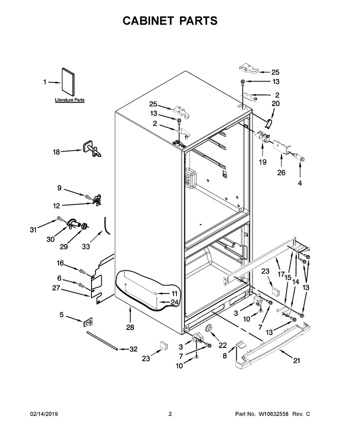 Diagram for MFW2055YEW01