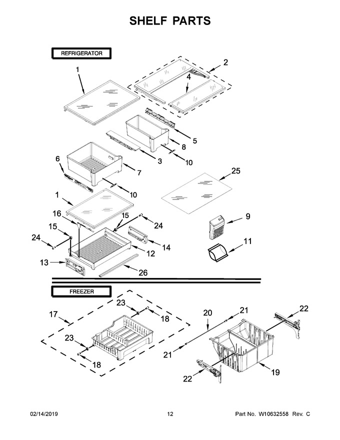 Diagram for MFW2055YEW01