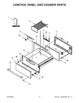 Diagram for 02 - Control Panel And Drawer Parts