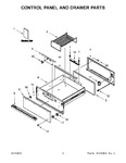 Diagram for 02 - Control Panel And Drawer Parts