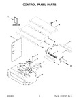 Diagram for 02 - Control Panel Parts