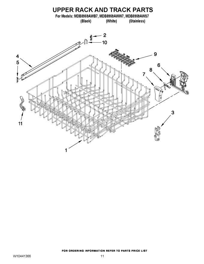 Diagram for MDB8959AWW7