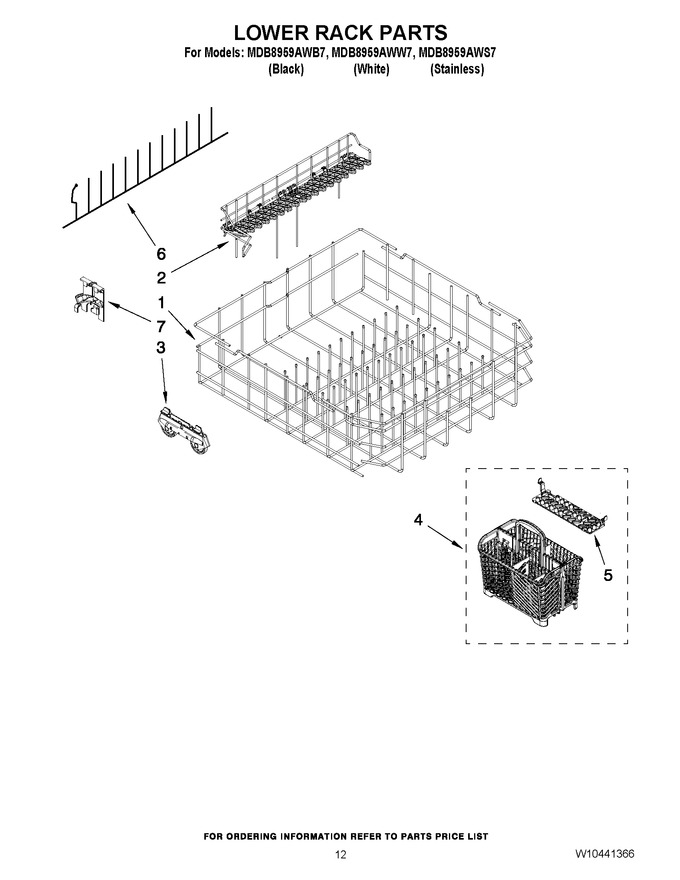 Diagram for MDB8959AWW7