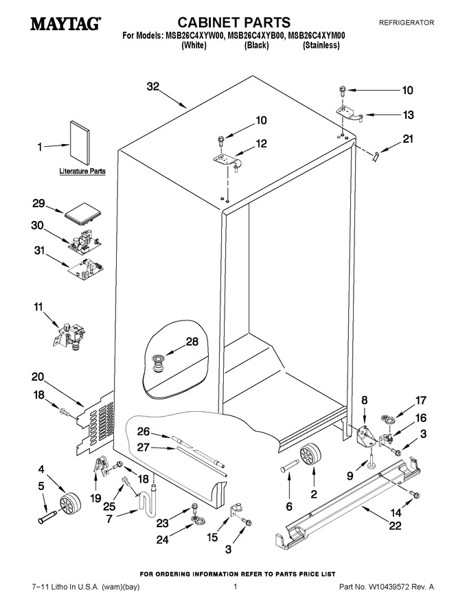 Diagram for MSB26C4XYW00