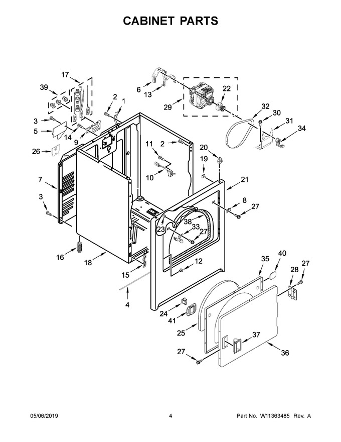 Diagram for AED4516HW0