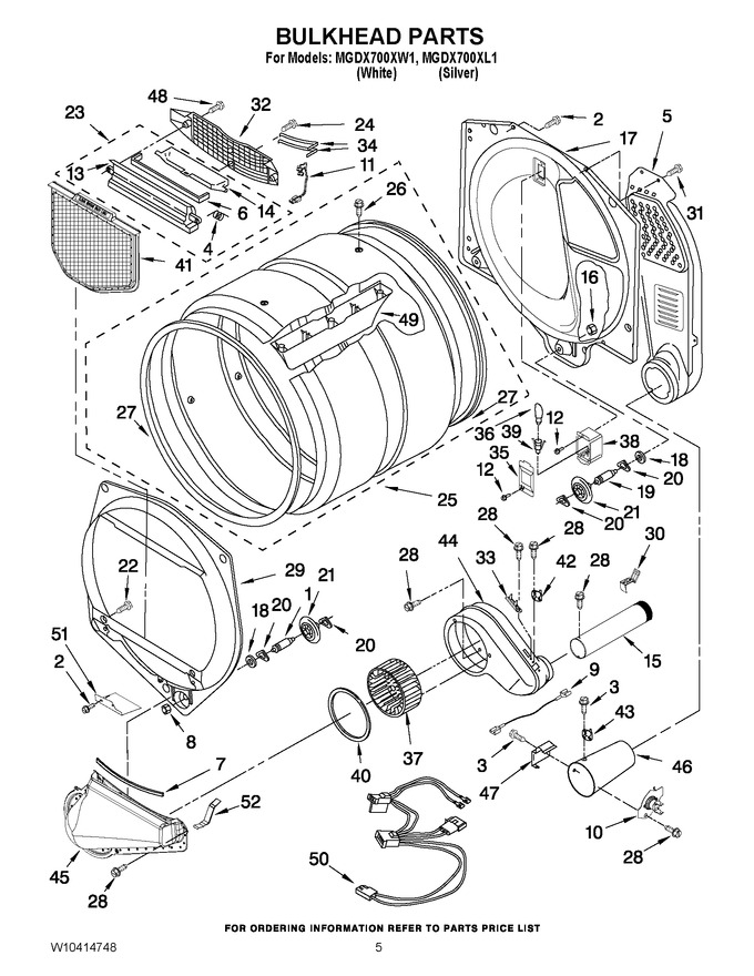 Diagram for MGDX700XL1