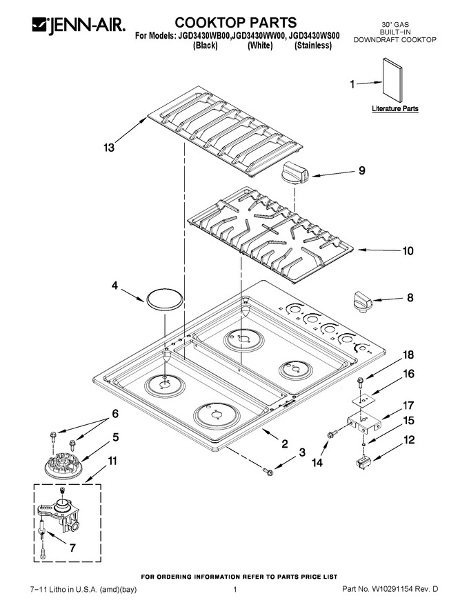 Diagram for JGD3430WB00
