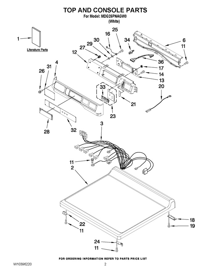 Diagram for MDG25PNAGW0