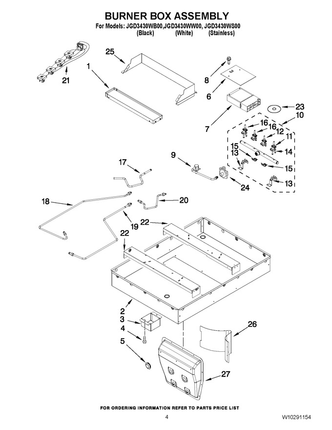 Diagram for JGD3430WB00