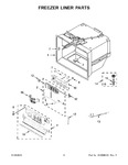 Diagram for 04 - Freezer Liner Parts