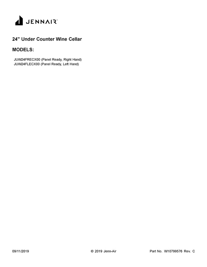 Diagram for JUW24FLECX00