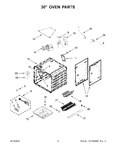 Diagram for 05 - 30" Oven Parts