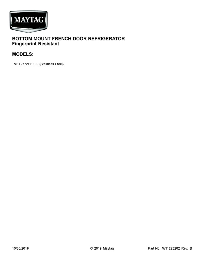 Diagram for MFT2772HEZ00