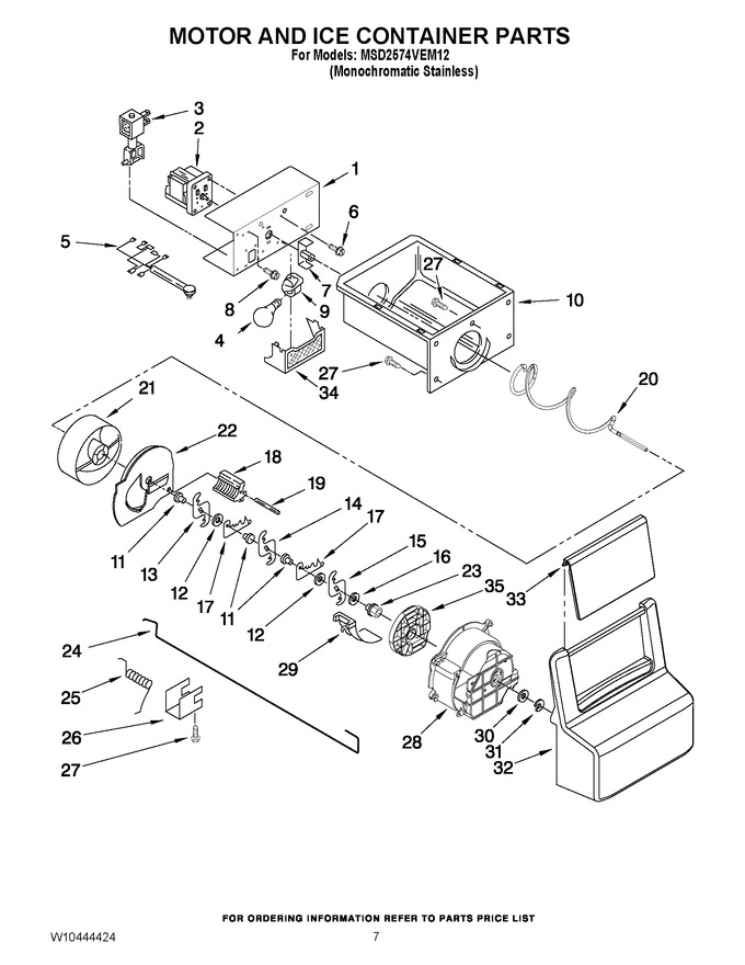 Diagram for MSD2574VEM12
