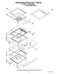 Diagram for 03 - Refrigerator Shelf Parts