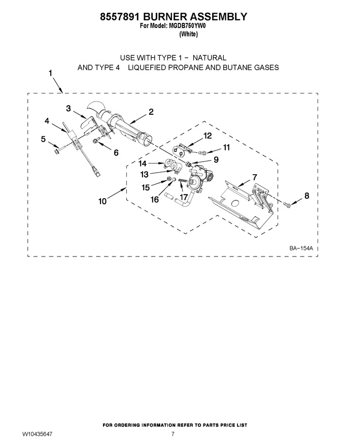Diagram for MGDB750YW0