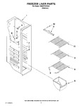 Diagram for 04 - Freezer Liner Parts