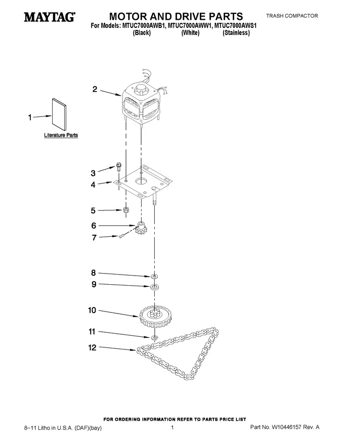 Diagram for MTUC7000AWS1