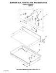 Diagram for 02 - Burner Box, Gas Valves, And Switches