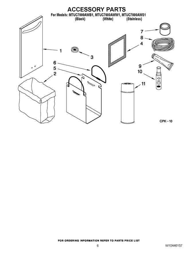 Diagram for MTUC7000AWB1