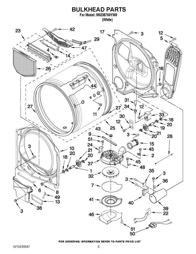 Diagram for MGDB750YW0