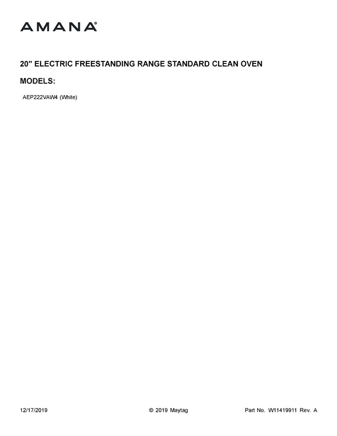 Diagram for AEP222VAW4