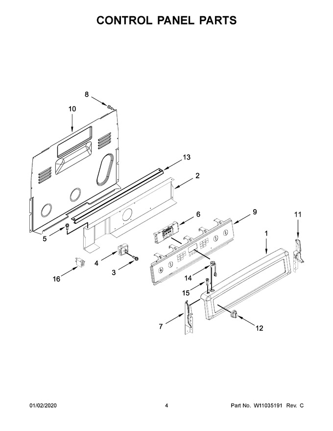 Diagram for YMER8800FW0