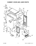 Diagram for 02 - Cabinet, Door And Liner Parts