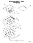 Diagram for 03 - Refrigerator Shelf Parts