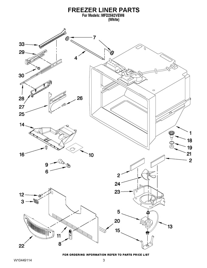 Diagram for MFD2562VEW6