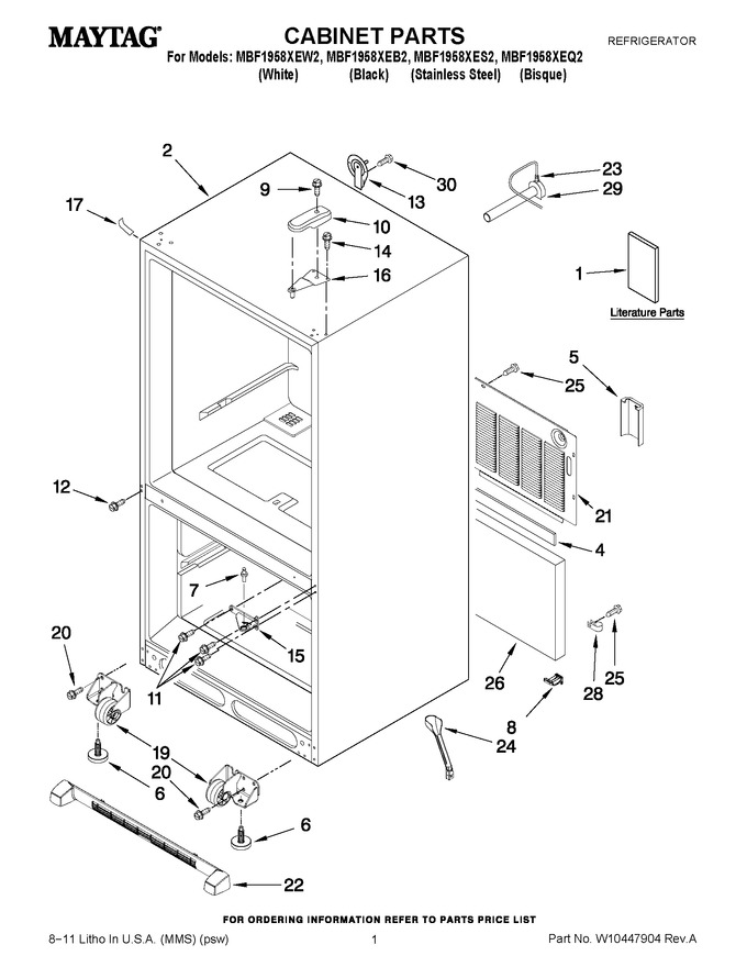 Diagram for MBF1958XEB2