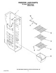 Diagram for 04 - Freezer Liner Parts