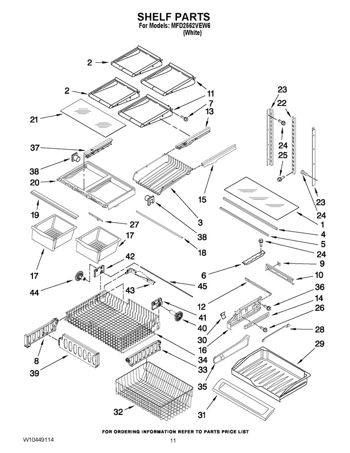 Diagram for MFD2562VEW6