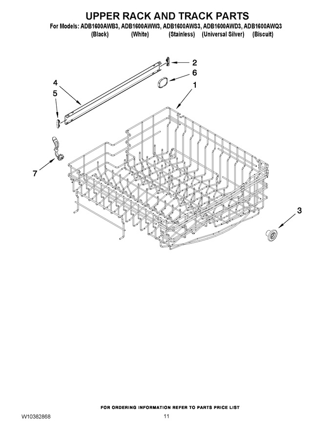 Diagram for ADB1600AWW3