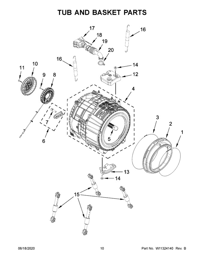 Diagram for NFW5800HW0