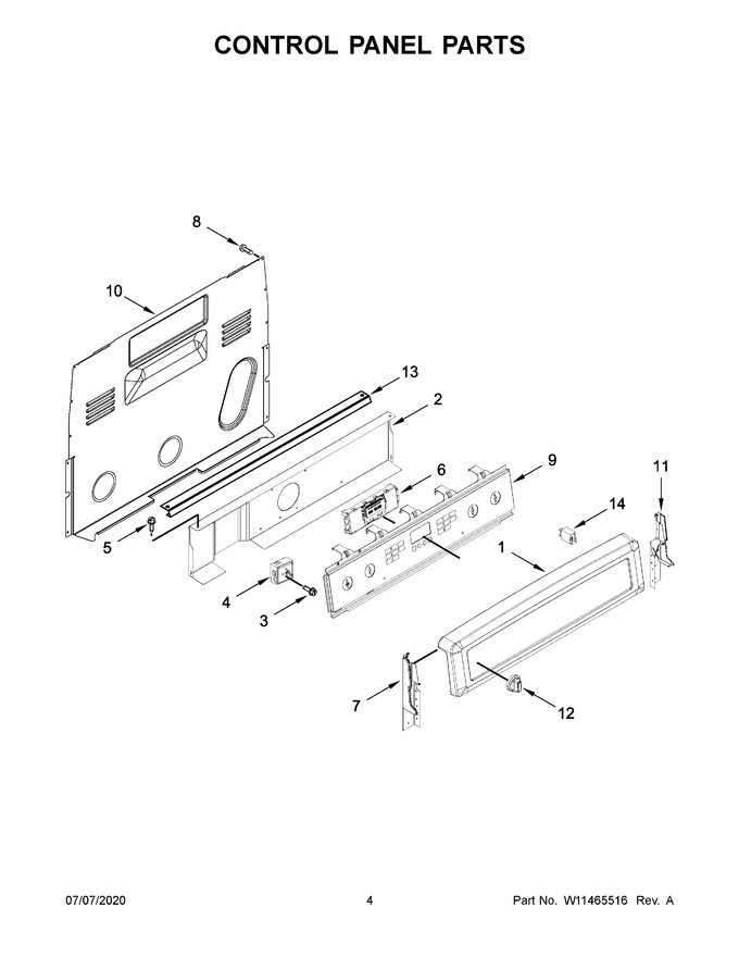 Diagram for YMER8800FW3
