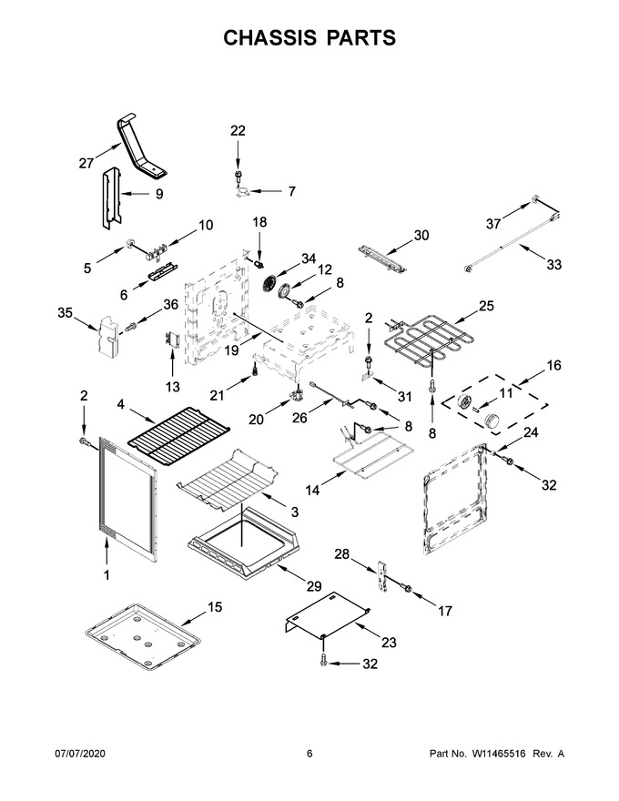 Diagram for YMER8800FW3
