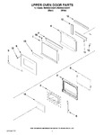 Diagram for 02 - Upper Oven Door Parts