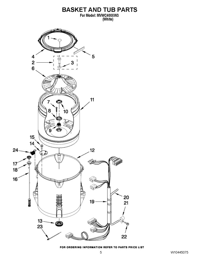 Diagram for MVWC400XW3